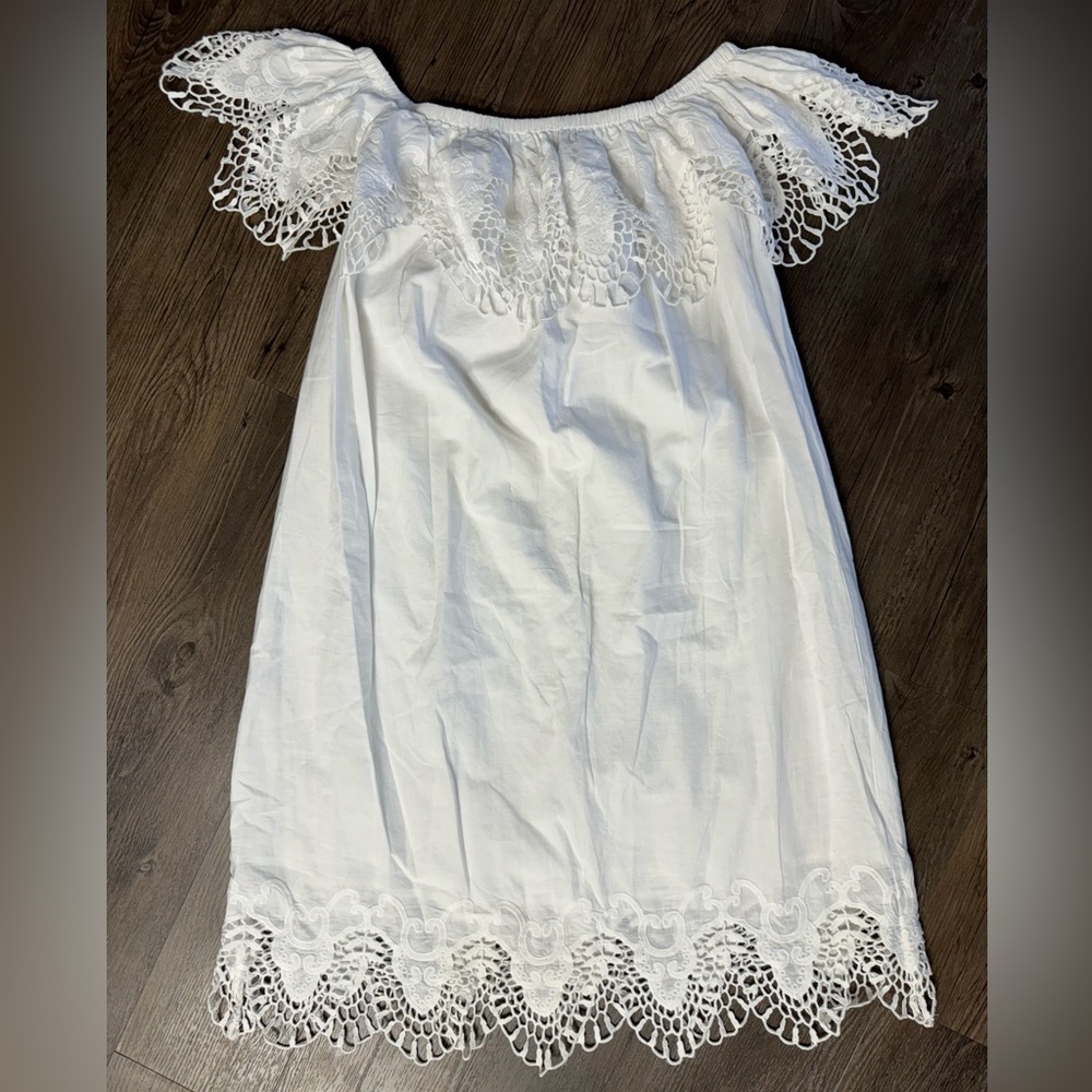 White off shoulder dress